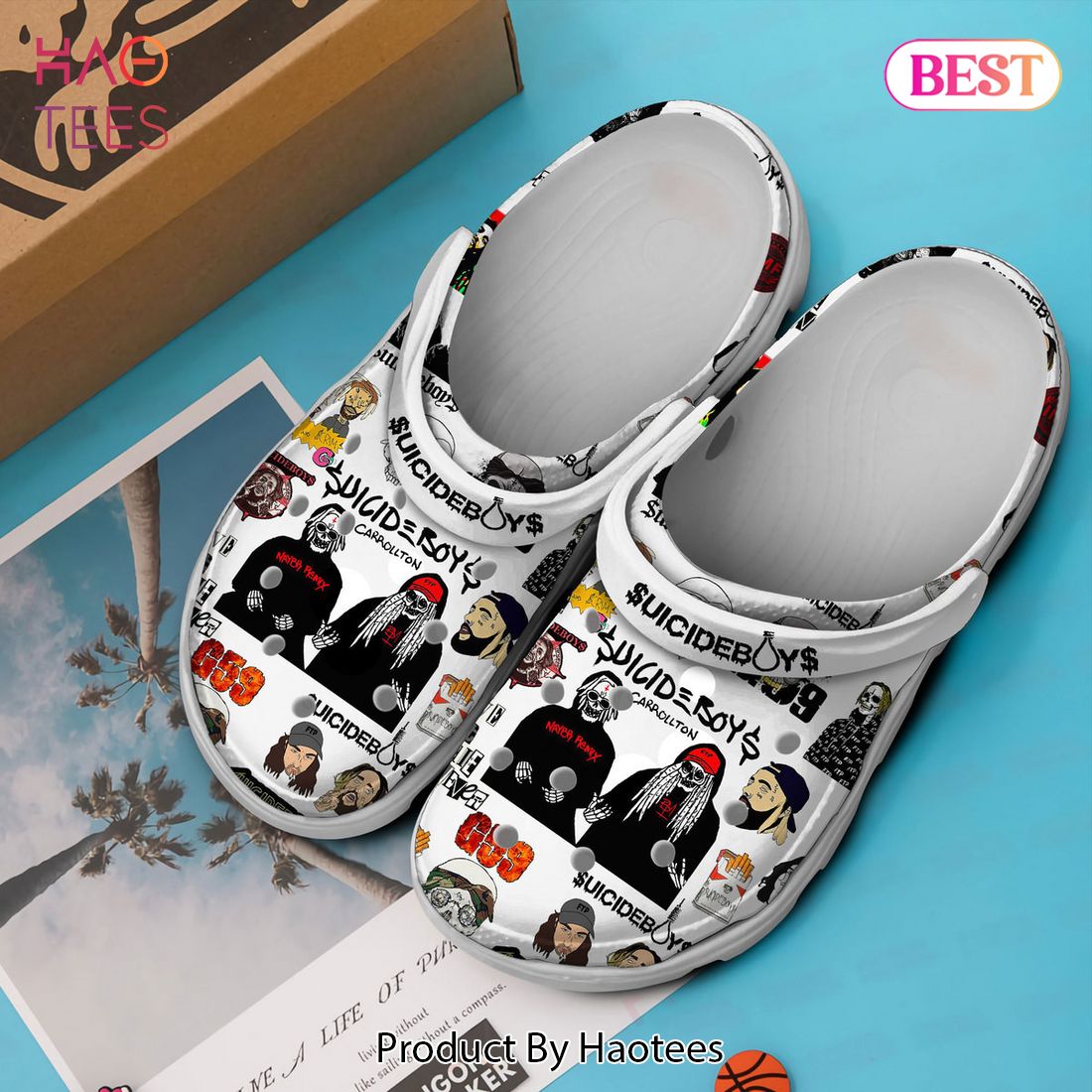 Suicideboys Music Crocs Crocband Clogs Shoes Comfortable For Men Women and Kids Exclusive Suicideboys Music Crocs Crocband Clogs Shoes Comfortable For Men Women and Kids Exclusive