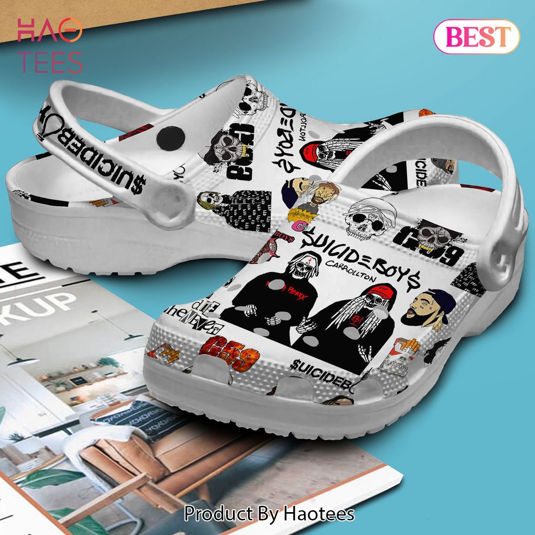 Suicideboys Music Crocs Crocband Clogs Shoes Comfortable For Men Women and Kids Exclusive Suicideboys Music Crocs Crocband Clogs Shoes Comfortable For Men Women and Kids Exclusive