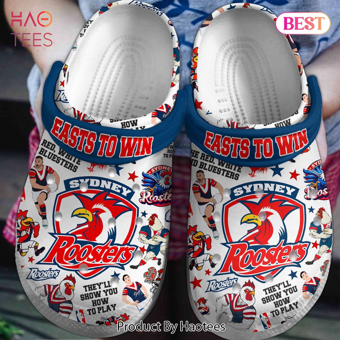 Sydney Roosters NRL Sport Crocs Crocband Clogs Shoes Comfortable For Men Women and Kids Sydney Roosters NRL Sport Crocs Crocband Clogs Shoes Comfortable For Men Women and Kids