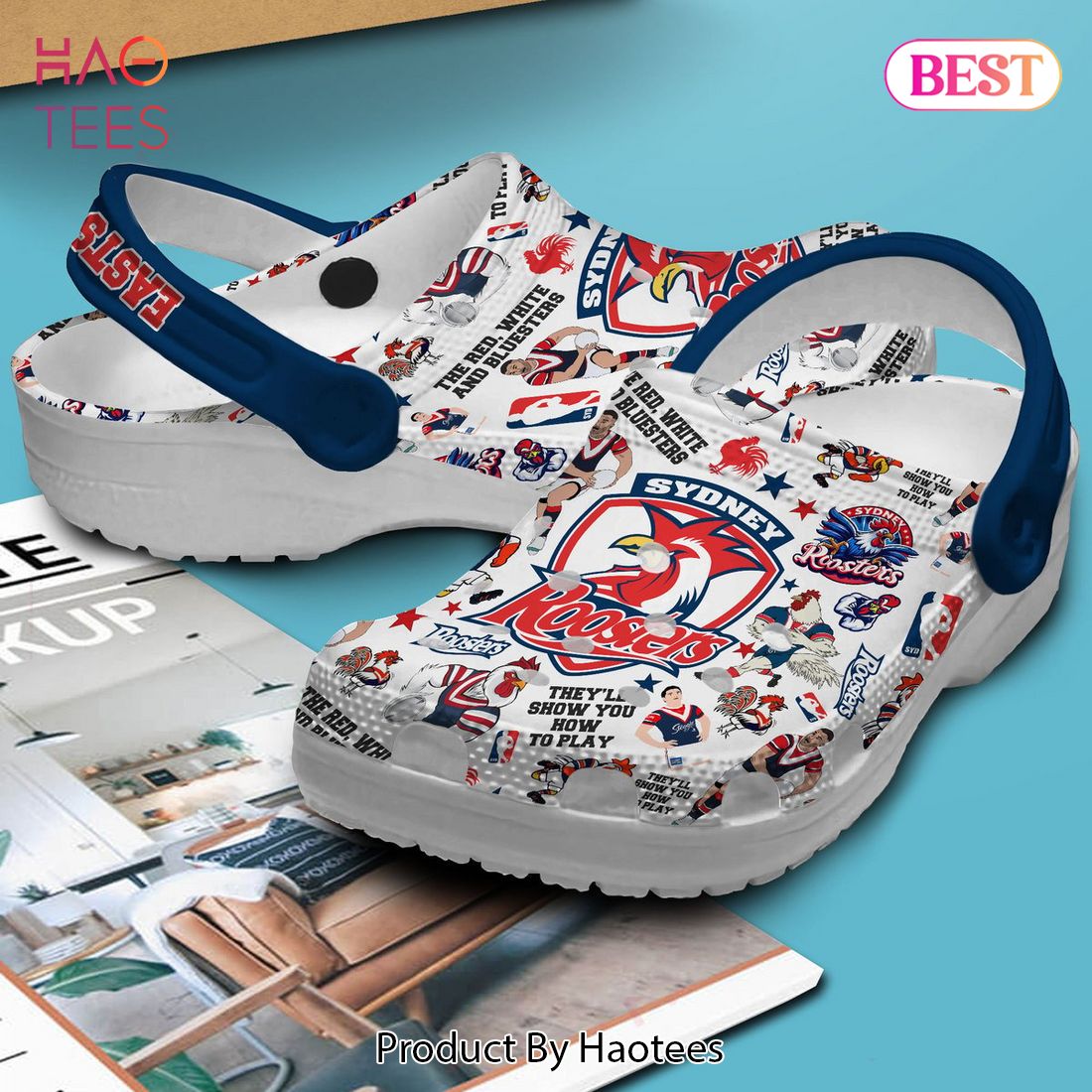 Sydney Roosters NRL Sport Crocs Crocband Clogs Shoes Comfortable For Men Women and Kids Sydney Roosters NRL Sport Crocs Crocband Clogs Shoes Comfortable For Men Women and Kids