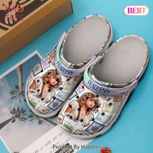 Taylor Swift Fearless Album Music Crocs Crocband Clogs Shoes Comfortable For Men Women and Kids