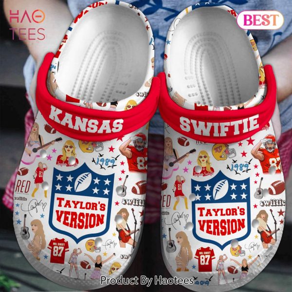 Taylor Swift Kansas City Chiefs Music NFL Sport Crocs Crocband Clogs Shoes Comfortable For Men Women and Kids