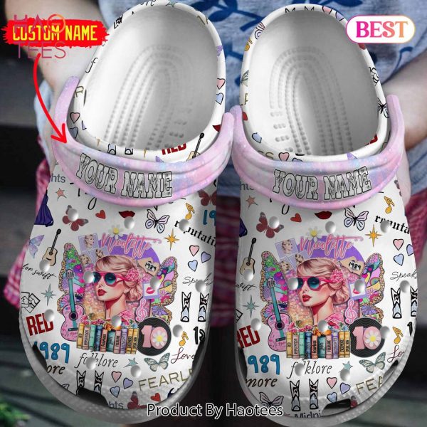 Taylor Swift Reputation Album Music Crocs Crocband Clogs Shoes Comfortable For Men Women and Kids