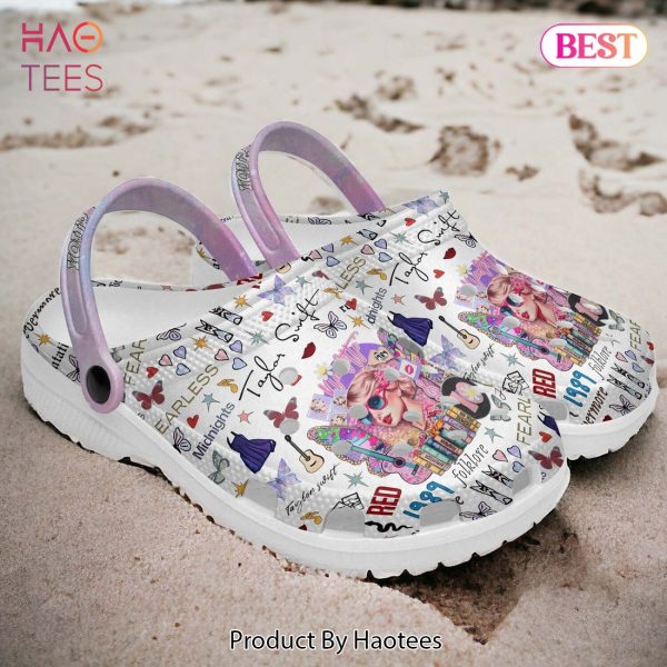 Taylor Swift Reputation Album Music Crocs Crocband Clogs Shoes Comfortable For Men Women and Kids