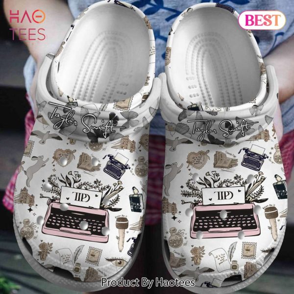 Taylor Swift TTPD Album Music Crocs Crocband Clogs Shoes Comfortable For Men Women and Kids