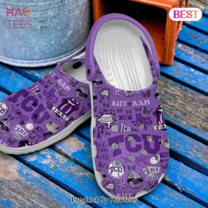 TCU Horned Frogs NCAA Sport Crocs Crocband Clogs Shoes Comfortable For Men Women and Kids Exclusive