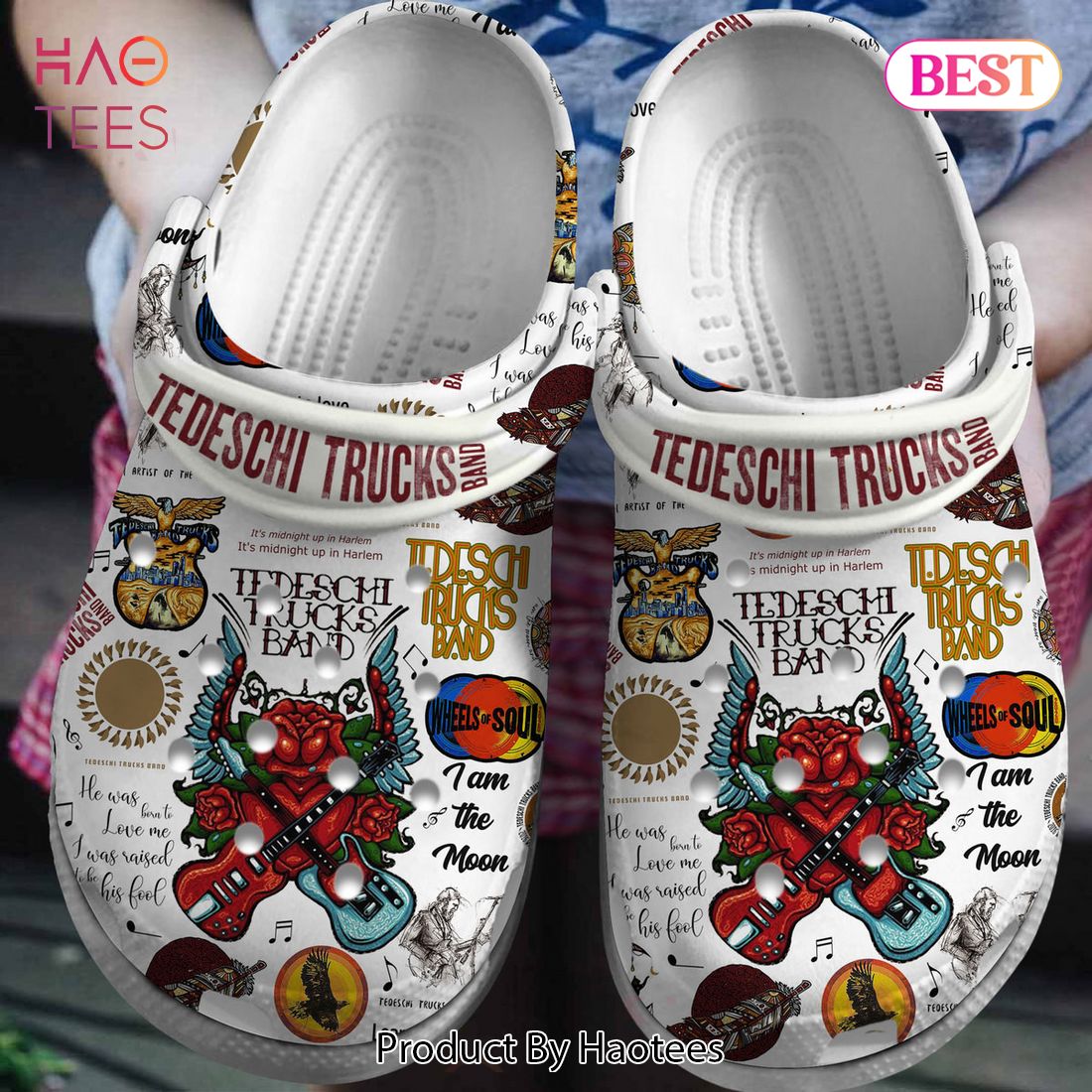 Tedeschi Trucks Band Music Crocs Crocband Clogs Shoes Comfortable For Men Women and Kids Exclusive Tedeschi Trucks Band Music Crocs Crocband Clogs Shoes Comfortable For Men Women and Kids Exclusive