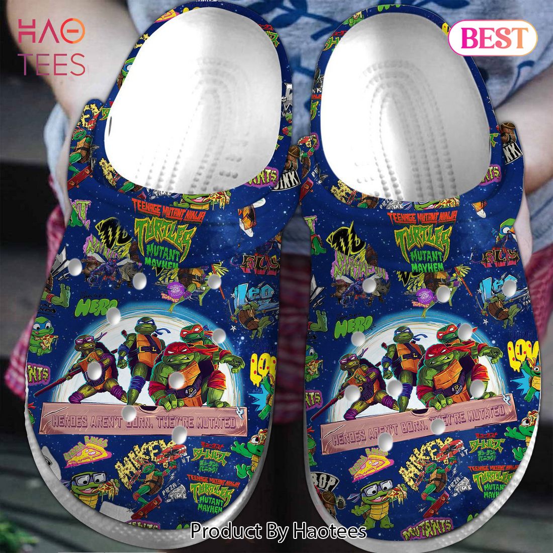 Teenage Mutant Ninja Turtles TV Series Crocs Crocband Clogs Shoes Comfortable For Men Women and Kids Teenage Mutant Ninja Turtles TV Series Crocs Crocband Clogs Shoes Comfortable For Men Women and Kids