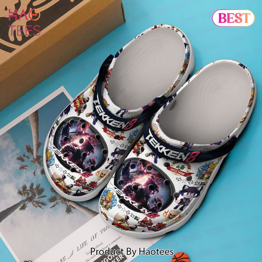 Tekken 8 Game Crocs Crocband Clogs Shoes Comfortable For Men Women and Kids Tekken 8 Game Crocs Crocband Clogs Shoes Comfortable For Men Women and Kids