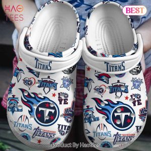 Tennessee Titans NFL Sport Crocs Crocband Clogs Shoes Comfortable For Men Women and Kids Exclusive