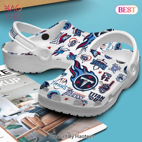 Tennessee Titans NFL Sport Crocs Crocband Clogs Shoes Comfortable For Men Women and Kids Exclusive