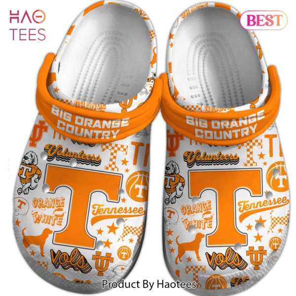 Tennessee Volunteers NCAA Sport Crocs Crocband Clogs Shoes Comfortable For Men Women and Kids