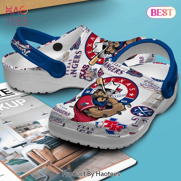 Texas Rangers MLB Sport Crocs Crocband Clogs Shoes Comfortable For Men Women and Kids
