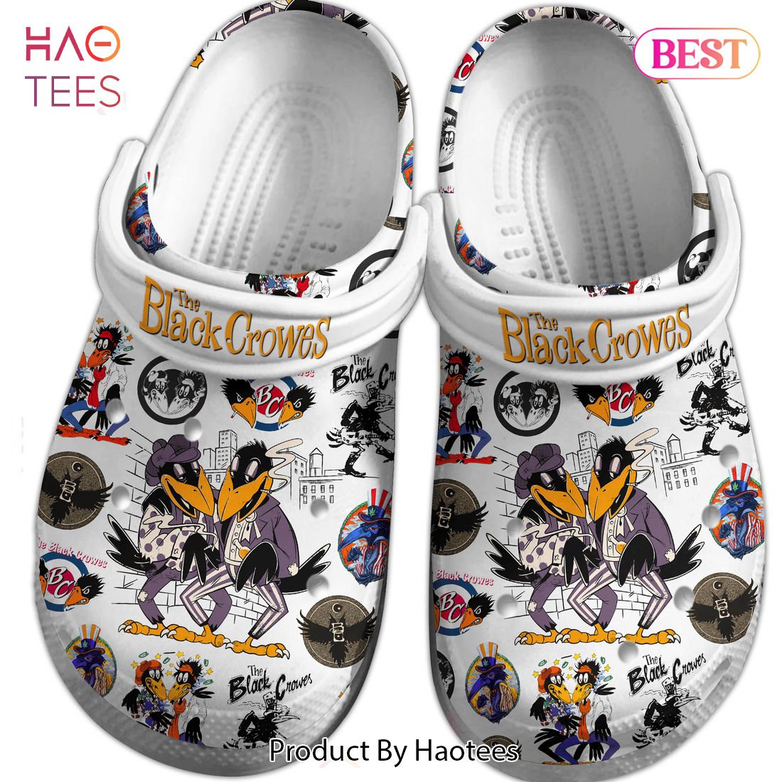 The Black Crowes Music Crocs Crocband Clogs Shoes Comfortable For Men Women and Kids The Black Crowes Music Crocs Crocband Clogs Shoes Comfortable For Men Women and Kids