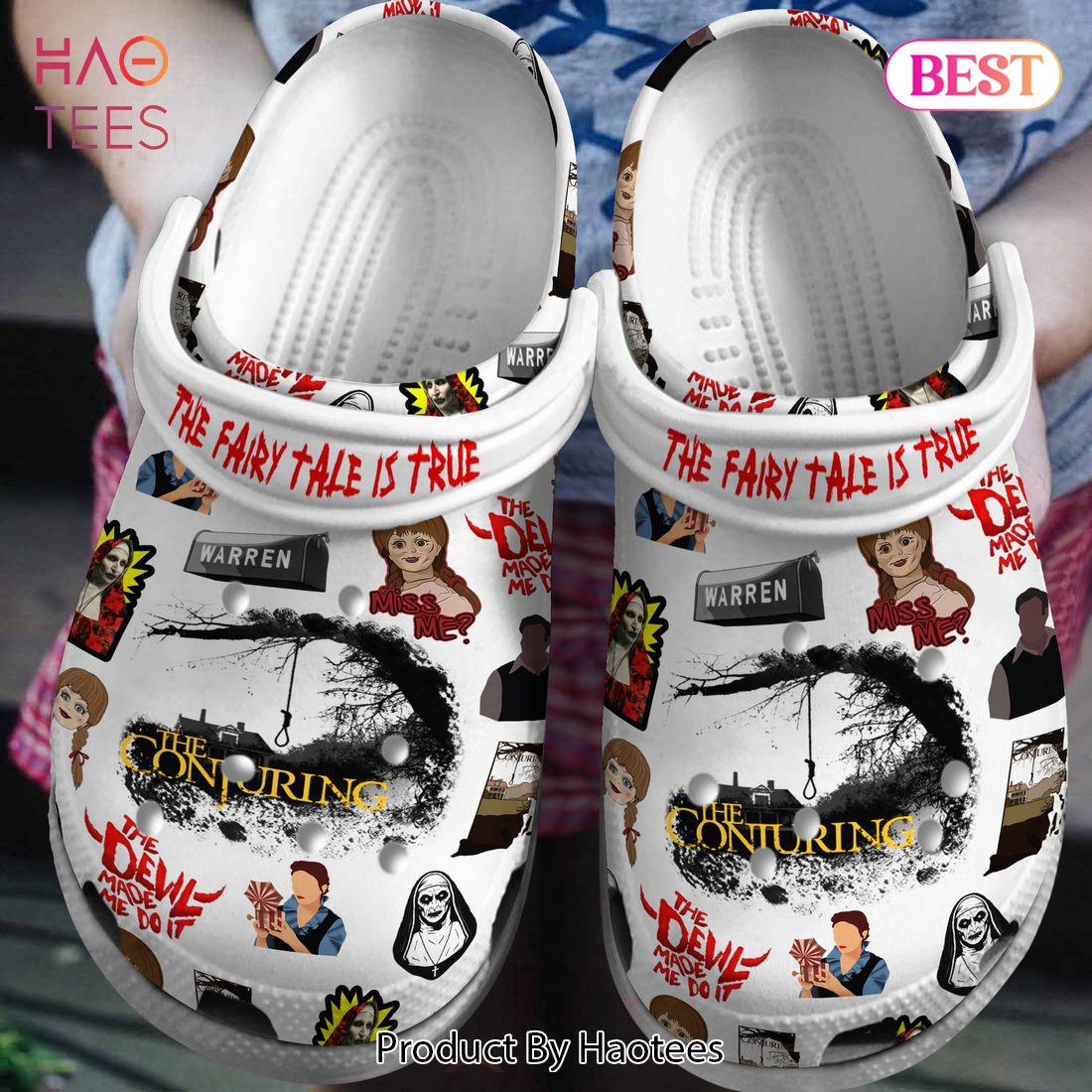 The Conjuring Movie Crocs Crocband Clogs Shoes Comfortable For Men Women and Kids The Conjuring Movie Crocs Crocband Clogs Shoes Comfortable For Men Women and Kids