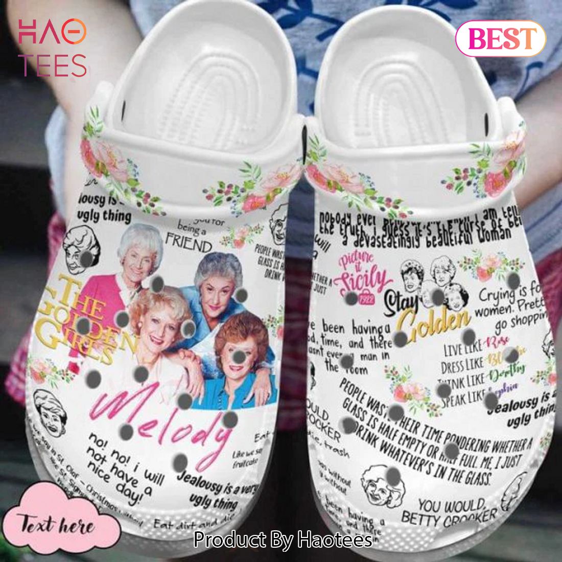 The Golden Girls Crocs Clogs Crocband Comfortable Shoes For Men Women Exclusive The Golden Girls Crocs Clogs Crocband Comfortable Shoes For Men Women Exclusive