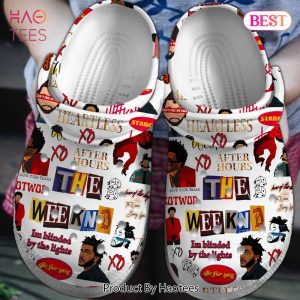 The Weeknd Music Crocs Crocband Clogs Shoes Comfortable For Men Women and Kids