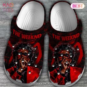 The Weeknd Singer Music Crocs Crocband Clogs Shoes Comfortable For Men Women and Kids Exclusive