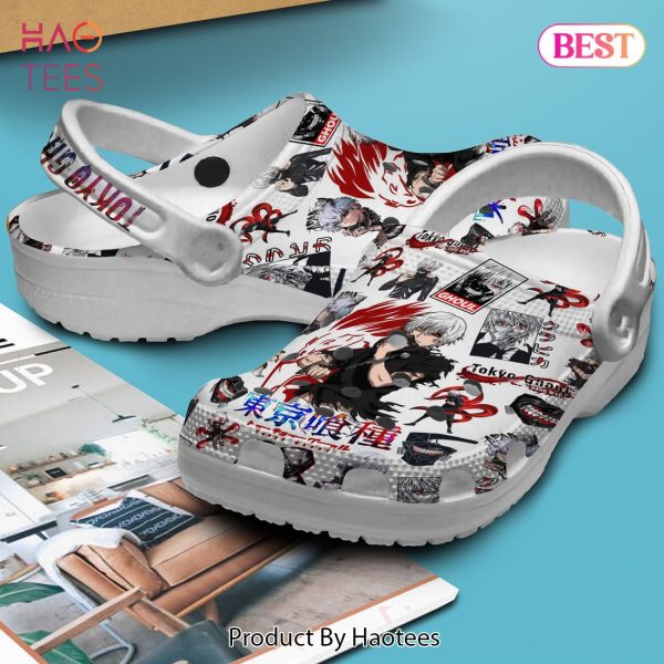 Tokyo Ghoul Anime Crocs Crocband Clogs Shoes Comfortable For Men Women and Kids