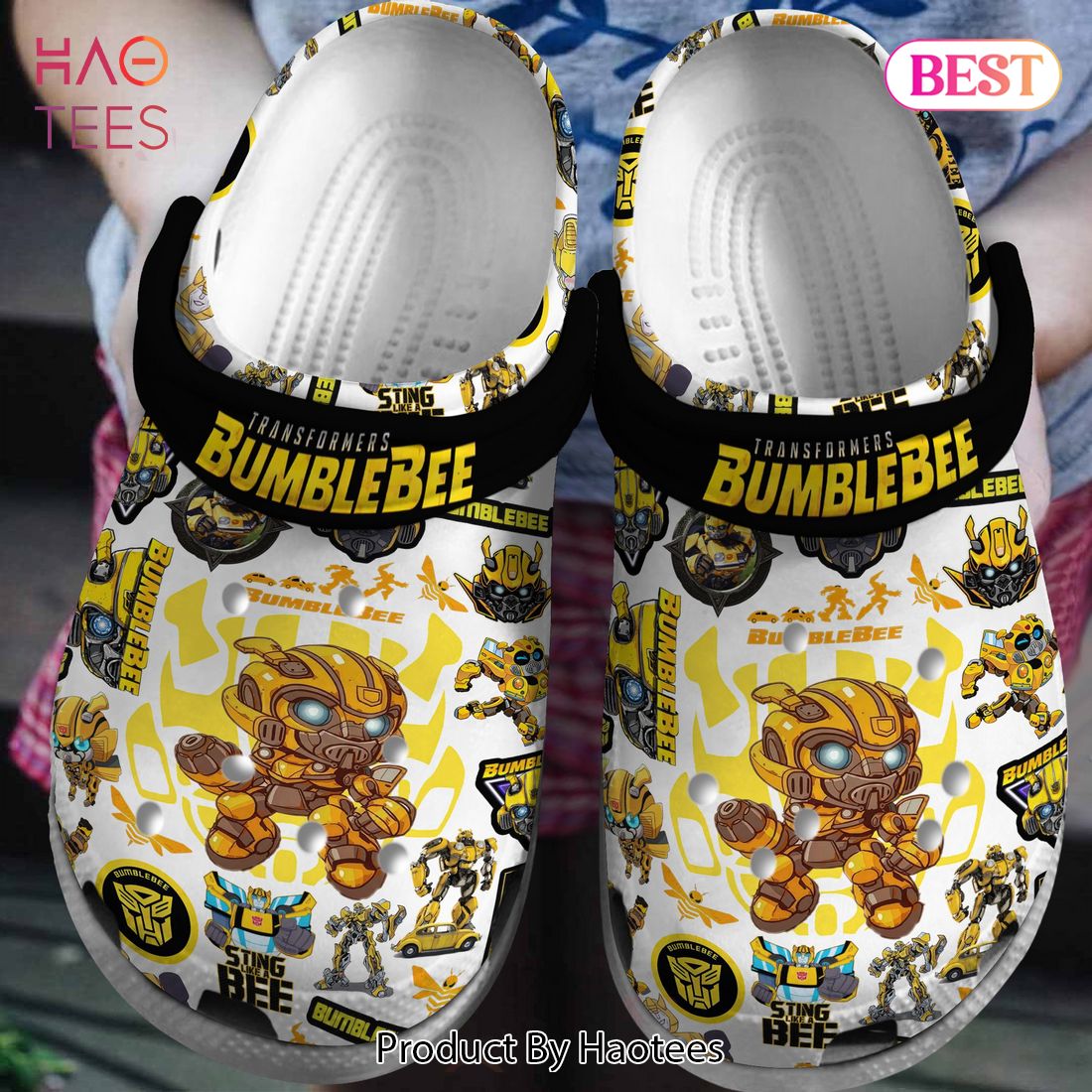 Transformers Bumblebee Movie Crocs Crocband Clogs Shoes Comfortable For Men Women and Kids Transformers Bumblebee Movie Crocs Crocband Clogs Shoes Comfortable For Men Women and Kids