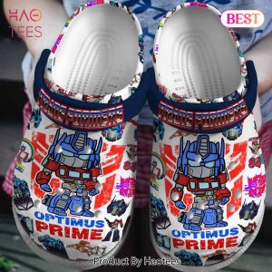 Transformers Optimus Prime Movie Crocs Crocband Clogs Shoes Comfortable For Men Women and Kids