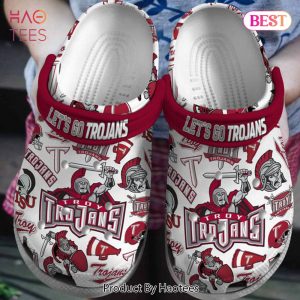 Troy Trojans NCAA Sport Crocs Crocband Clogs Shoes Comfortable For Men Women and Kids