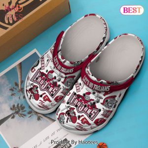 Troy Trojans NCAA Sport Crocs Crocband Clogs Shoes Comfortable For Men Women and Kids