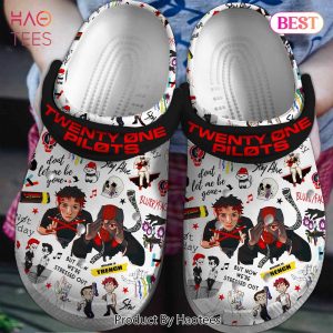 Twenty One Pilots Music Crocs Crocband Clogs Shoes Comfortable For Men Women and Kids