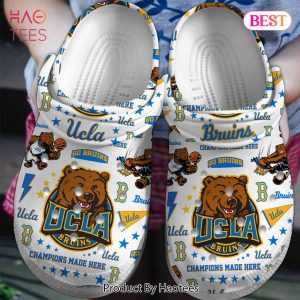 UCLA Bruins NCAA Sport Crocs Crocband Clogs Shoes Comfortable For Men Women and Kids