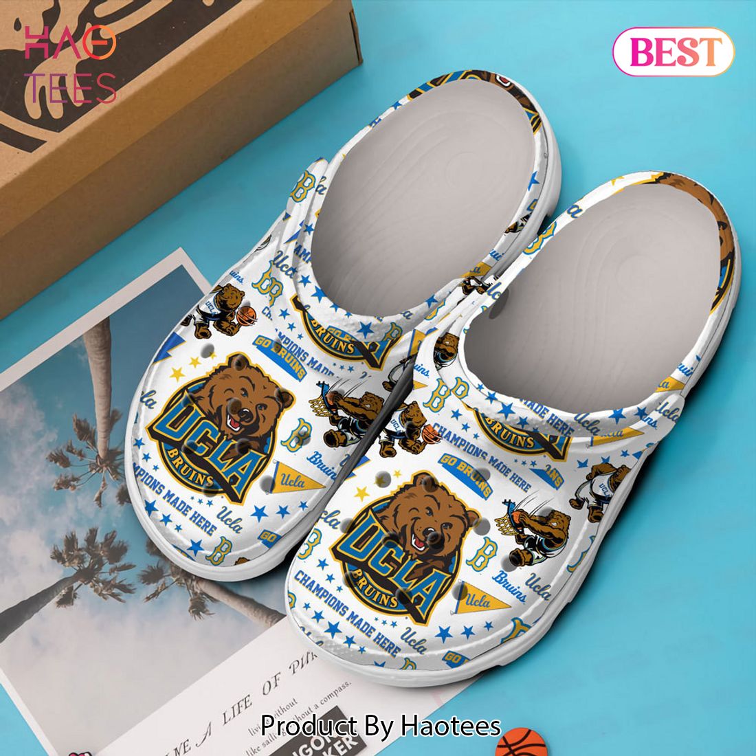 UCLA Bruins NCAA Sport Crocs Crocband Clogs Shoes Comfortable For Men Women and Kids UCLA Bruins NCAA Sport Crocs Crocband Clogs Shoes Comfortable For Men Women and Kids