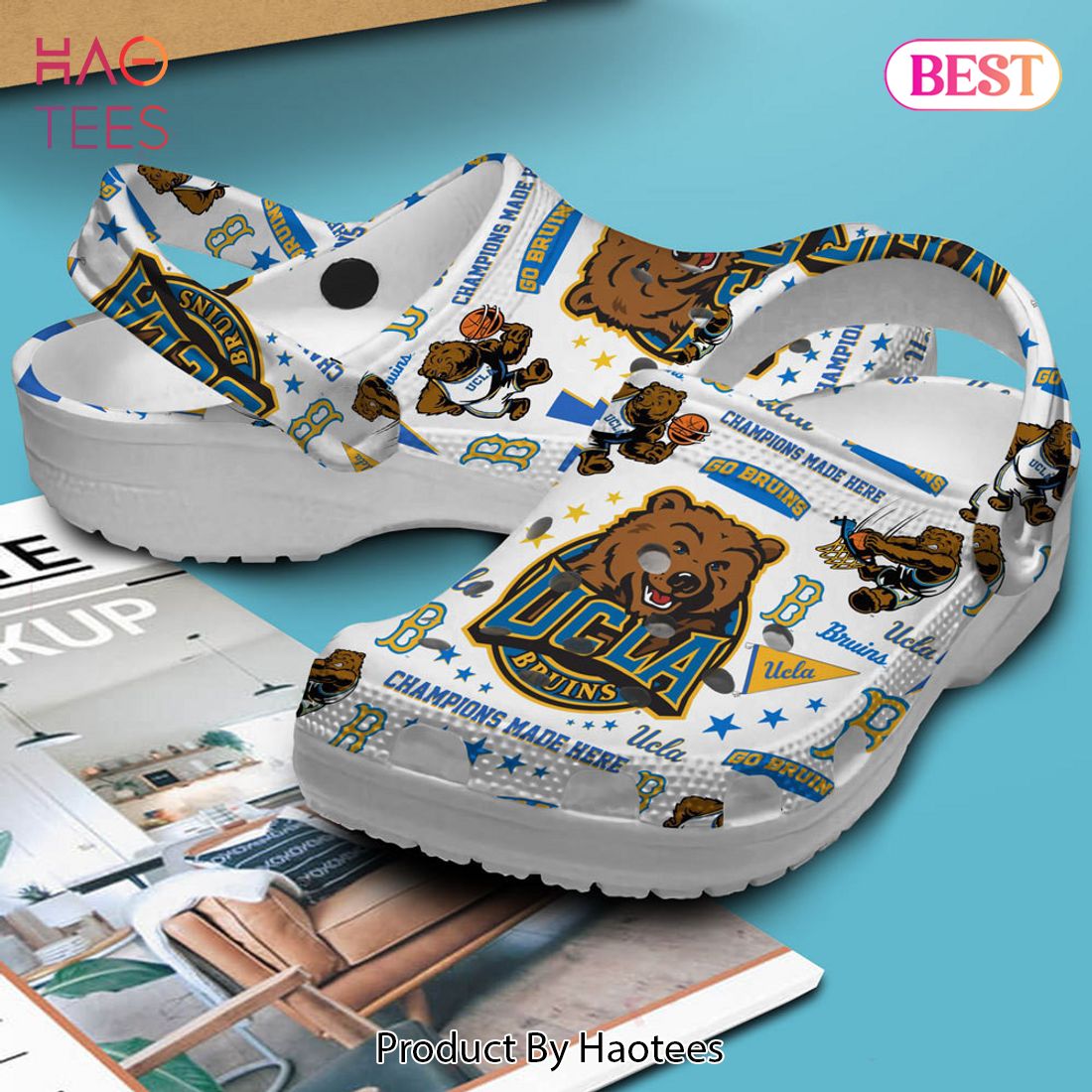 UCLA Bruins NCAA Sport Crocs Crocband Clogs Shoes Comfortable For Men Women and Kids UCLA Bruins NCAA Sport Crocs Crocband Clogs Shoes Comfortable For Men Women and Kids