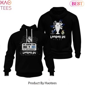 Real Madrid UEFA Champions Final London 2024 Design Hoodie