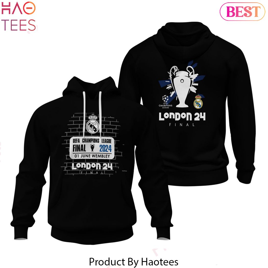 Real Madrid UEFA Champions Final London 2024 Design Hoodie