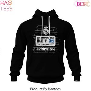 Real Madrid UEFA Champions Final London 2024 Design Hoodie