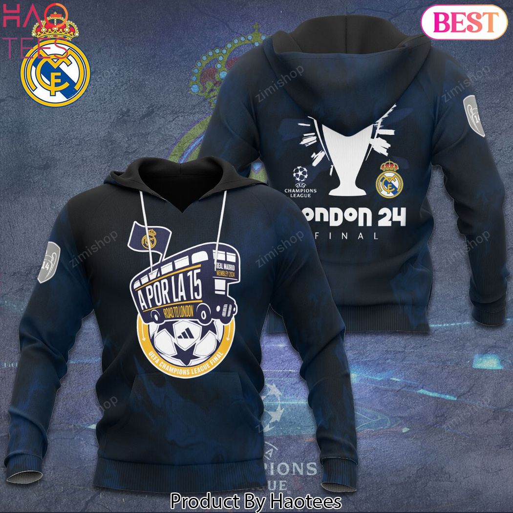 UEFA Champions League Final A Por La 15 Real Madrid Hoodie