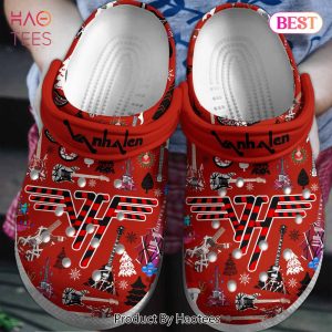 Van Halen Christmas Music Crocs Crocband Clogs Shoes Comfortable For Men Women and Kids