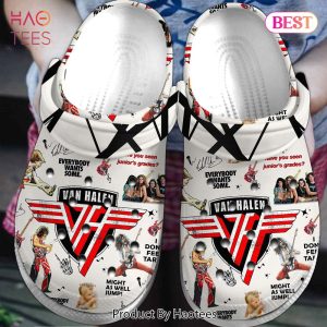 Van Halen Music Crocs Crocband Clogs Shoes Comfortable For Men Women and Kids