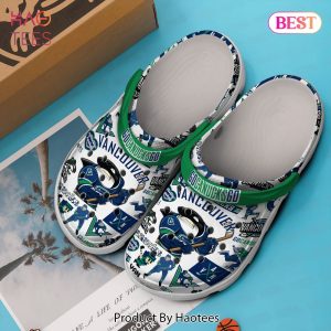 Vancouver Canucks NHL Sport Crocs Crocband Clogs Shoes Comfortable For Men Women and Kids
