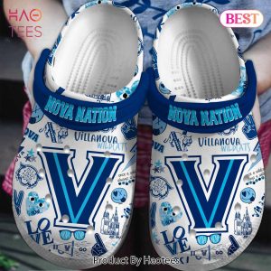 Villanova Wildcats men’s basketball NCAA Sport Crocs Crocband Clogs Shoes Comfortable For Men Women and Kids