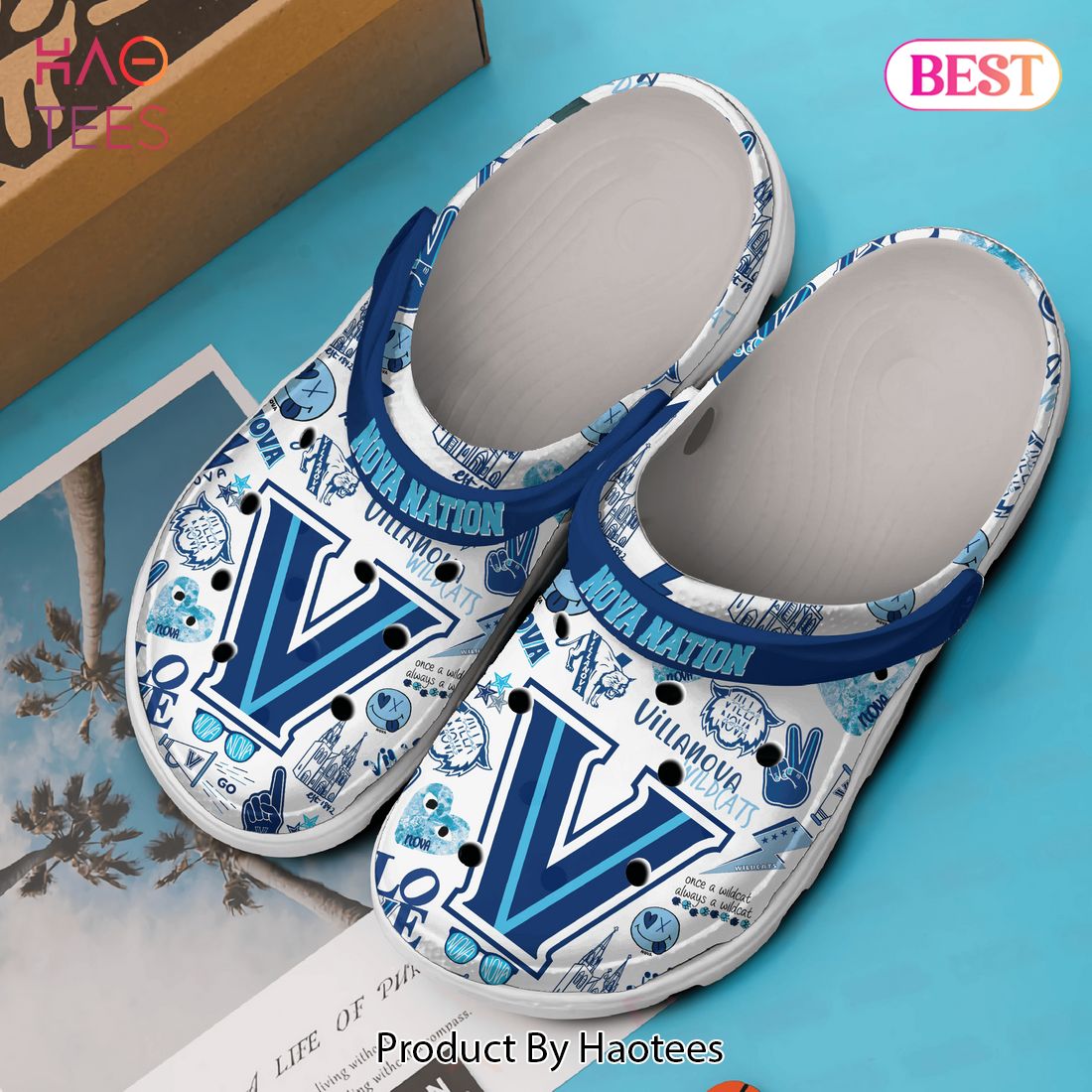Villanova Wildcats men's basketball NCAA Sport Crocs Crocband Clogs Shoes Comfortable For Men Women and Kids Villanova Wildcats men's basketball NCAA Sport Crocs Crocband Clogs Shoes Comfortable For Men Women and Kids