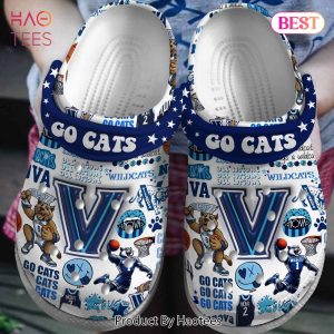 Villanova Wildcats NCAA Sport Crocs Crocband Clogs Shoes Comfortable For Men Women and Kids