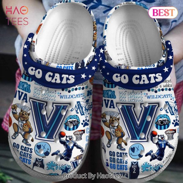 Villanova Wildcats NCAA Sport Crocs Crocband Clogs Shoes Comfortable For Men Women and Kids