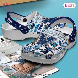 Villanova Wildcats NCAA Sport Crocs Crocband Clogs Shoes Comfortable For Men Women and Kids