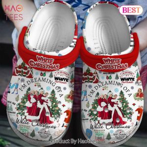 White Christmas Movie Crocs Crocband Clogs Shoes Comfortable For Men Women and Kids