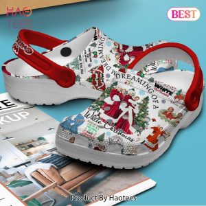 White Christmas Movie Crocs Crocband Clogs Shoes Comfortable For Men Women and Kids