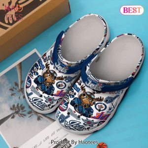 Winnipeg Jets NHL Sport Crocs Crocband Clogs Shoes Comfortable For Men Women and Kids