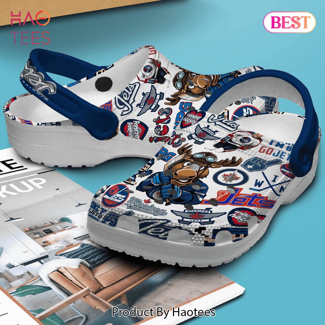 Winnipeg Jets NHL Sport Crocs Crocband Clogs Shoes Comfortable For Men Women and Kids Winnipeg Jets NHL Sport Crocs Crocband Clogs Shoes Comfortable For Men Women and Kids