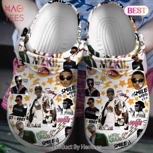 Wizkid Music Crocs Crocband Clogs Shoes Comfortable For Men Women and Kids