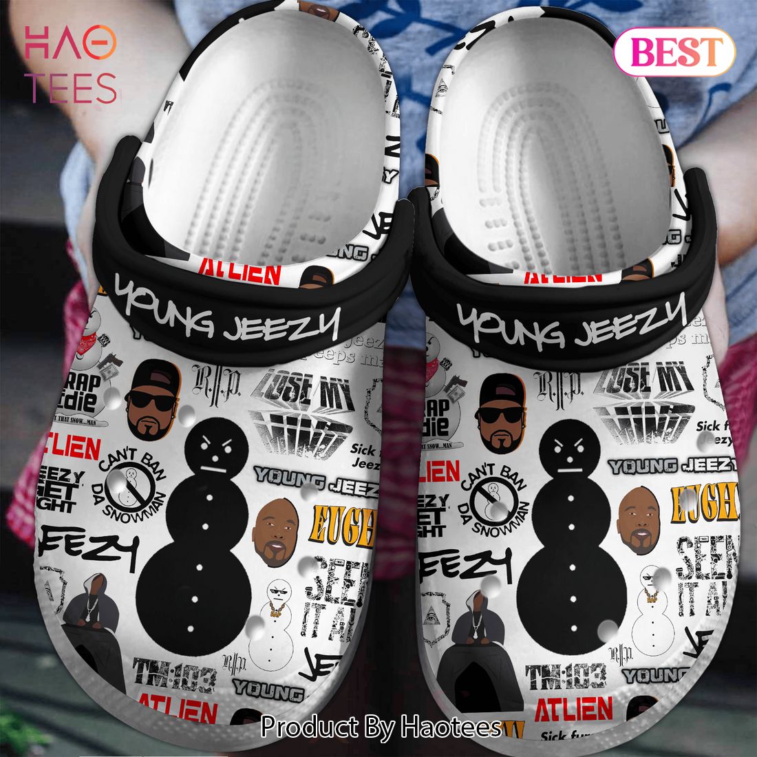 Young Jeezy Music Crocs Crocband Clogs Shoes Comfortable For Men Women and Kids Young Jeezy Music Crocs Crocband Clogs Shoes Comfortable For Men Women and Kids