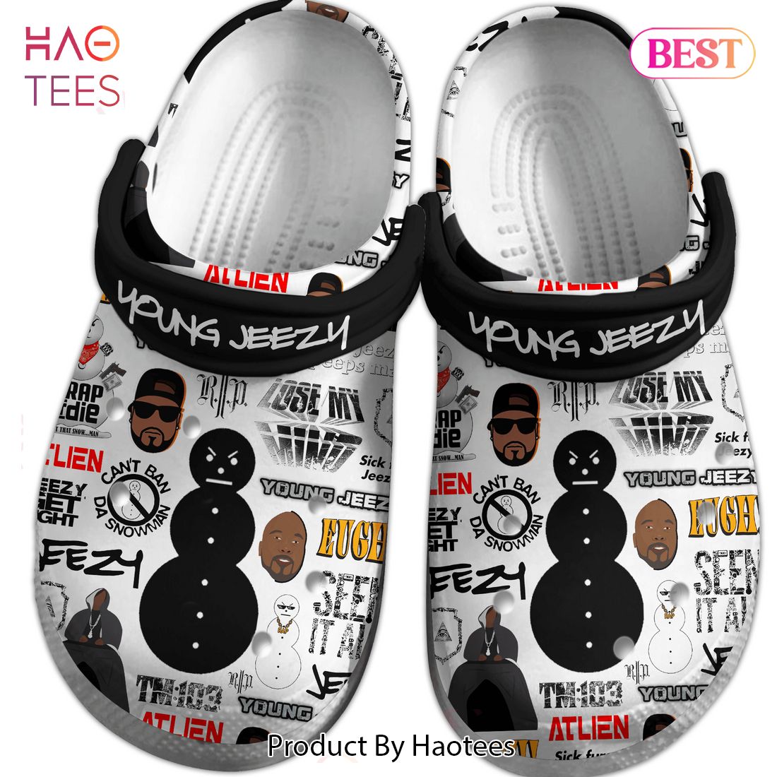 Young Jeezy Music Crocs Crocband Clogs Shoes Comfortable For Men Women and Kids Young Jeezy Music Crocs Crocband Clogs Shoes Comfortable For Men Women and Kids